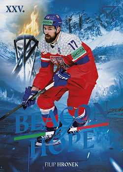 Filip Hronek Reprezentace Hokejove Cesko 2026 SportZoo Beacon of Hope Green /50 #BH-07