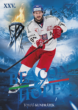 Tomas Kundratek Reprezentace Hokejove Cesko 2026 SportZoo Beacon of Hope Green /50 #BH-09