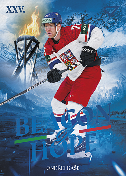 Ondrej Kase Reprezentace Hokejove Cesko 2026 SportZoo Beacon of Hope Green /50 #BH-19