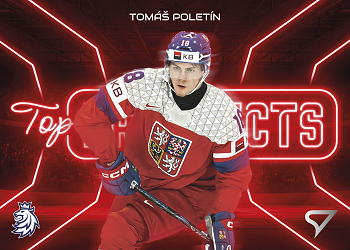Tomas Poletin Reprezentace Hokejove Cesko 2026 SportZoo Top Prospects #TP-31