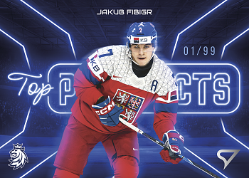 Jakub Fibigr Reprezentace Hokejove Cesko 2026 SportZoo Top Prospects Blue /99 #TP-05
