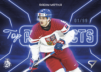 Radim Mrtka Reprezentace Hokejove Cesko 2026 SportZoo Top Prospects Blue /99 #TP-10