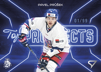 Pavel Prusek Reprezentace Hokejove Cesko 2026 SportZoo Top Prospects Blue /99 #TP-12