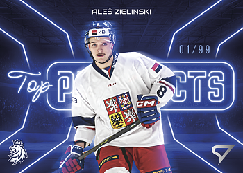 Ales Zielinski Reprezentace Hokejove Cesko 2026 SportZoo Top Prospects Blue /99 #TP-15