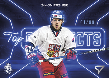 Simon Fasner Reprezentace Hokejove Cesko 2026 SportZoo Top Prospects Blue /99 #TP-20