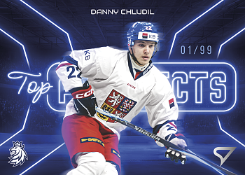 Danny Chludil Reprezentace Hokejove Cesko 2026 SportZoo Top Prospects Blue /99 #TP-23
