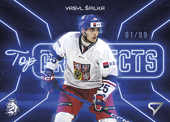 Vasyl Spilka Reprezentace Hokejove Cesko 2026 SportZoo Top Prospects Blue /99 #TP-33