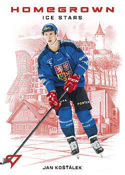 Jan Kostalek Reprezentace Hokejove Cesko 2026 SportZoo Homegrown Ice Stars #HS-07