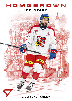 Libor Zabransky Reprezentace Hokejove Cesko 2026 SportZoo Homegrown Ice Stars #HS-13