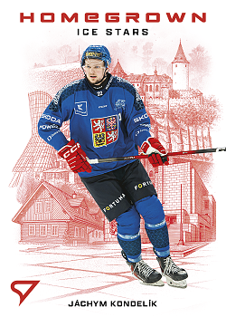 Jachym Kondelik Reprezentace Hokejove Cesko 2026 SportZoo Homegrown Ice Stars #HS-19