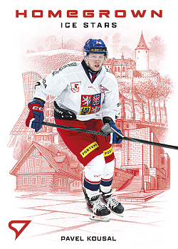 Pavel Kousal Reprezentace Hokejove Cesko 2026 SportZoo Homegrown Ice Stars #HS-20