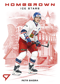 Petr Sikora Reprezentace Hokejove Cesko 2026 SportZoo Homegrown Ice Stars #HS-26
