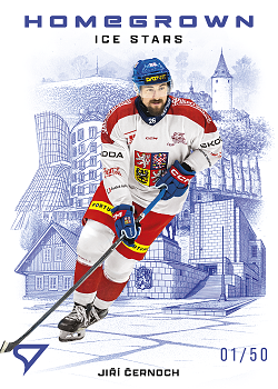Jiri Cernoch Reprezentace Hokejove Cesko 2026 SportZoo Homegrown Ice Stars Blue /50 #HS-15