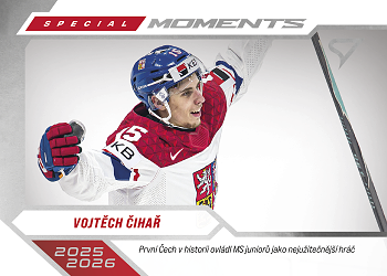 Vojtech Cihar Reprezentace Hokejove Cesko 2026 SportZoo Special Moments #SM-24