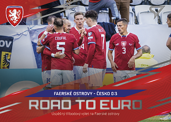 Faerske ostrovy - Cesko 0:3 Czech Republic Hrdi Lvi 2024 SportZoo Road to EURO #RE-05