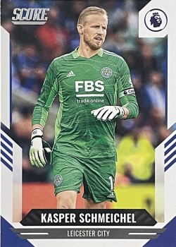 Kasper Schmeichel Leicester City Panini Score Premier League 2021/22 #91