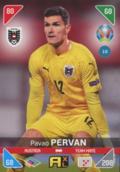 Pavao Pervan Austria Panini UEFA EURO 2020 Kick Off #10