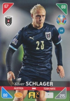 Xaver Schlager Austria Panini UEFA EURO 2020 Kick Off #16