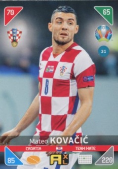 Mateo Kovacic Croatia Panini UEFA EURO 2020 Kick Off #31