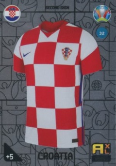 Second Skin Croatia Panini UEFA EURO 2020 Kick Off Second Skins #32
