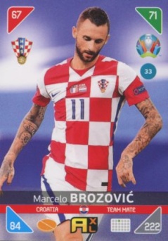 Marcelo Brozovic Croatia Panini UEFA EURO 2020 Kick Off #33