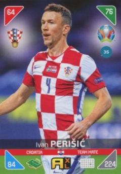 Ivan Perisic Croatia Panini UEFA EURO 2020 Kick Off #35