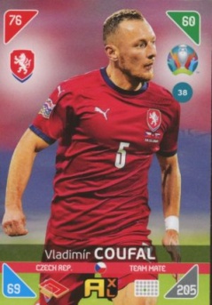 Vladimir Coufal Czech Republic Panini UEFA EURO 2020 Kick Off #38