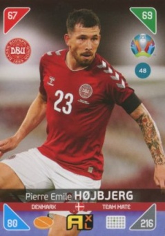 Pierre-Emile Hojbjerg Denmark Panini UEFA EURO 2020 Kick Off #48