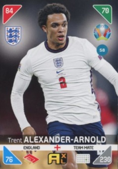 Trent Alexander-Arnold England Panini UEFA EURO 2020 Kick Off #58