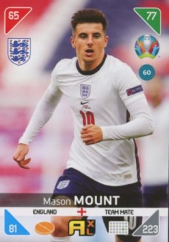 Mason Mount England Panini UEFA EURO 2020 Kick Off #60
