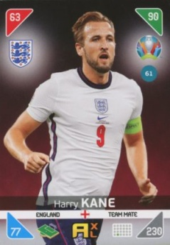 Harry Kane England Panini UEFA EURO 2020 Kick Off #61