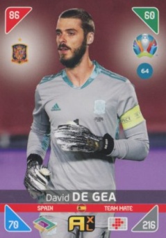 David de Gea Spain Panini UEFA EURO 2020 Kick Off #64