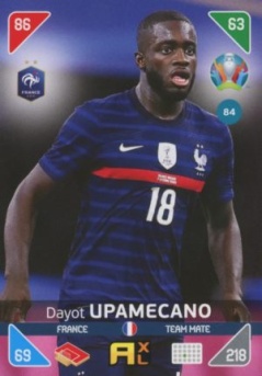 Dayot Upamecano France Panini UEFA EURO 2020 Kick Off #84