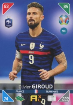 Olivier Giroud France Panini UEFA EURO 2020 Kick Off #90