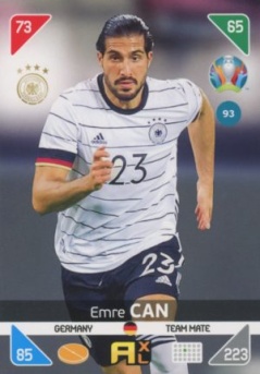 Emre Can Germany Panini UEFA EURO 2020 Kick Off #93