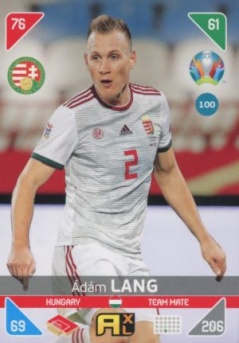 Adam Lang Hungary Panini UEFA EURO 2020 Kick Off #100