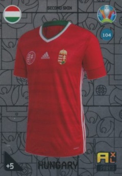 Second Skin Hungary Panini UEFA EURO 2020 Kick Off Second Skins #104