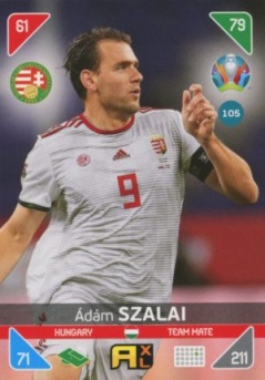 Adam Szalai Hungary Panini UEFA EURO 2020 Kick Off #105