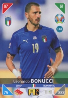 Leonardo Bonucci Italy Panini UEFA EURO 2020 Kick Off #110