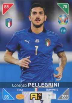 Lorenzo Pellegrini Italy Panini UEFA EURO 2020 Kick Off #115