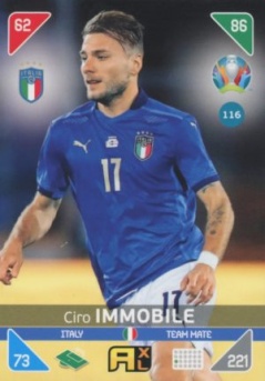 Ciro Immobile Italy Panini UEFA EURO 2020 Kick Off #116