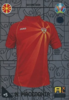 Second Skin North Macedonia Panini UEFA EURO 2020 Kick Off Second Skins #122