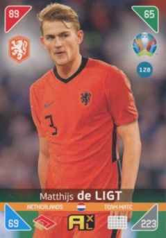 Matthijs de Ligt Netherlands Panini UEFA EURO 2020 Kick Off #128