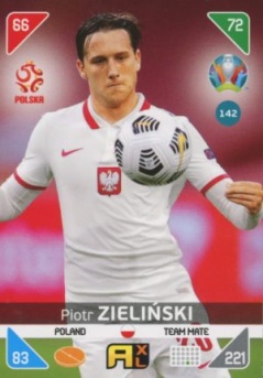 Piotr Zielinski Poland Panini UEFA EURO 2020 Kick Off #142