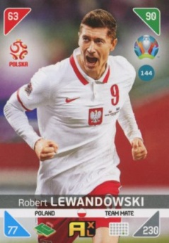 Robert Lewandowski Poland Panini UEFA EURO 2020 Kick Off #144