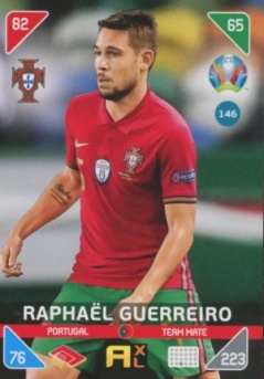 Raphael Guerreiro Portugal Panini UEFA EURO 2020 Kick Off #146
