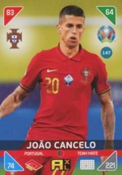 Joao Cancelo Portugal Panini UEFA EURO 2020 Kick Off #147