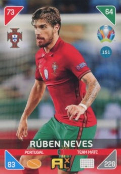 Ruben Neves Portugal Panini UEFA EURO 2020 Kick Off #151