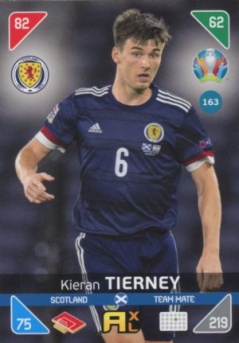 Kieran Tierney Scotland Panini UEFA EURO 2020 Kick Off #163