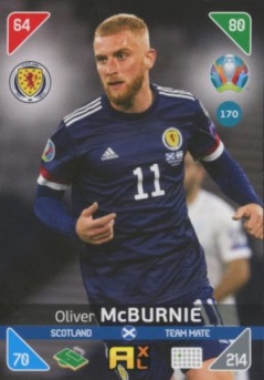 Oliver McBurnie Scotland Panini UEFA EURO 2020 Kick Off #170